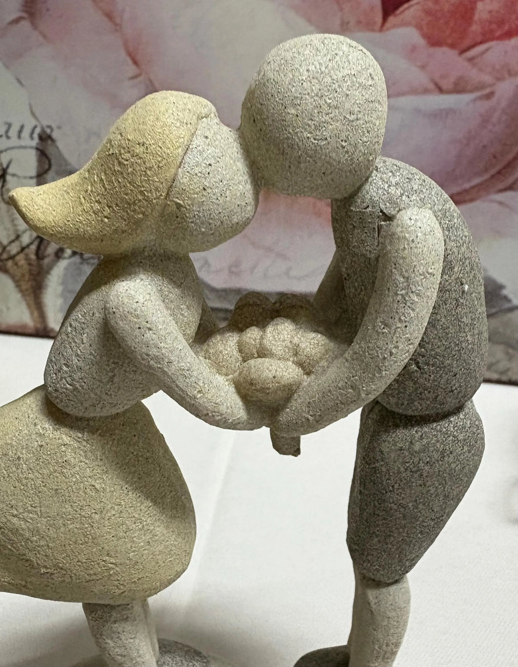 Boy and Girl Pebble Ornament