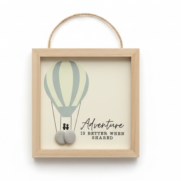 Adventure Sign - White Background Square
