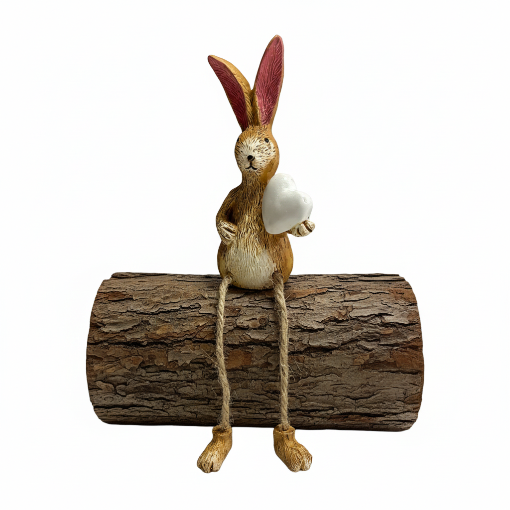 Bunny on Log