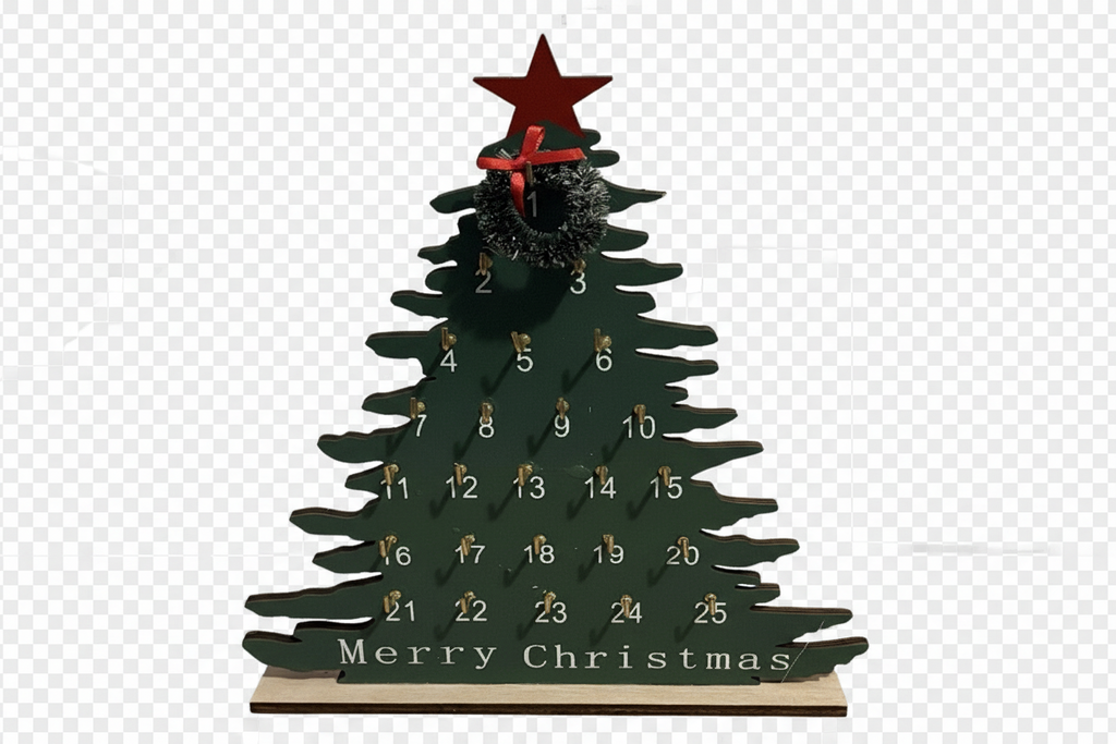 Christmas Tree & Wreath Re-useable Advent Calendar Countdown