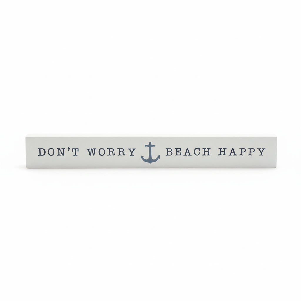 Don't Worry Beach Happy Square