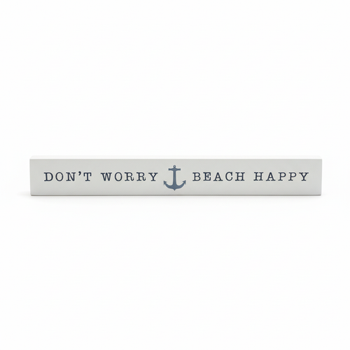 Don't Worry Beach Happy Square
