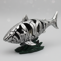 Enhanced shark skeleton figurine