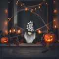 Plush Gonk with a Spider Web Hat Halloween Decoration