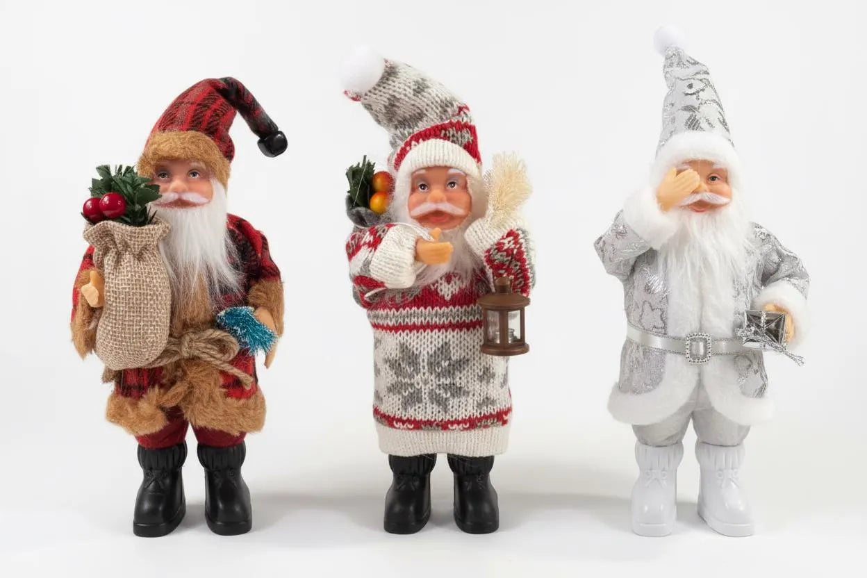 Santa Figure Christmas Decoration - Choice of Design