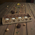 Wooden Cut Out Heart Candle Holder, 45cm