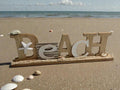 Wooden Beach Sign
