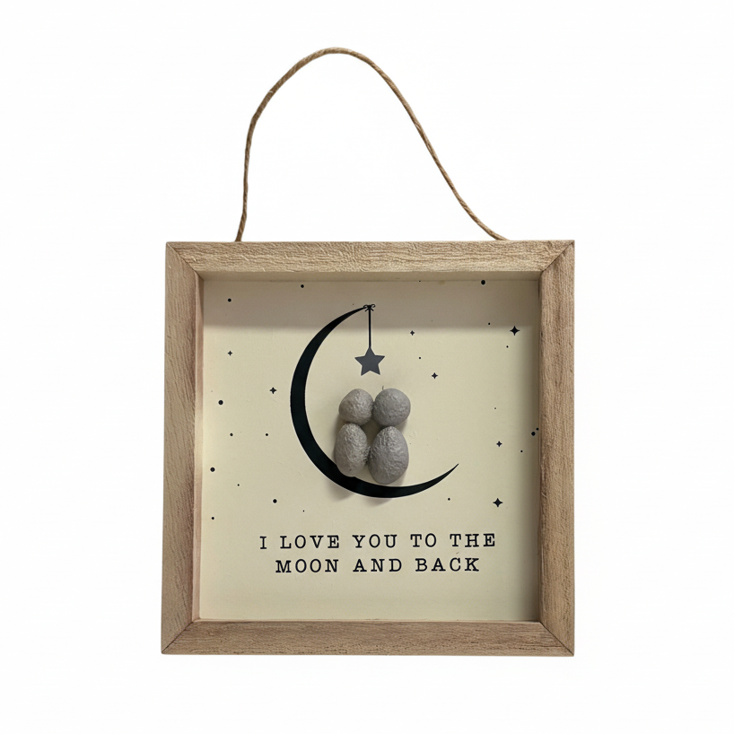 Moon and Back with Twine