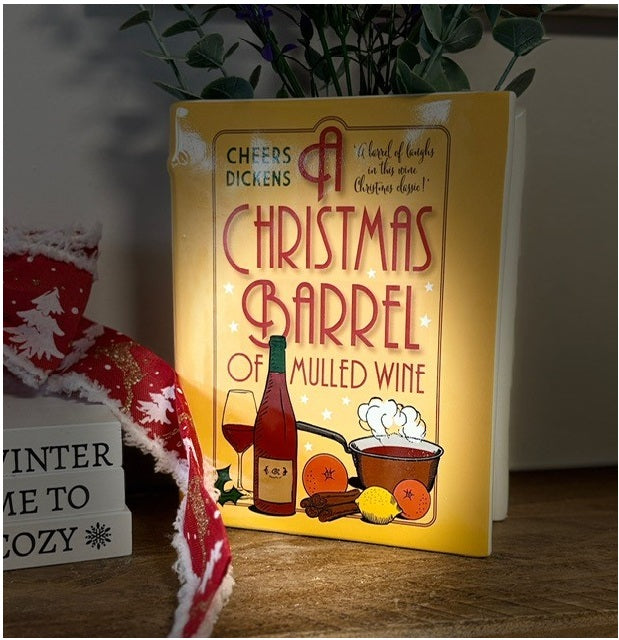 Mulled Wine Book Vase