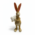 Rabbit Figurine – White Background Square