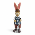 Rabbit figurine with background removed
