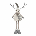 Reindeer plush on white background