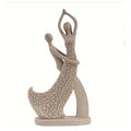 Resin Dancing Couple Ornament - Mosaic Pattern Figurine