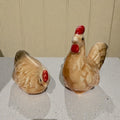 Ceramic Chicken Ornaments Set - Farmhouse Home Décor