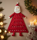 Fabric Santa Re-useable Advent Calendar Christmas Countdown