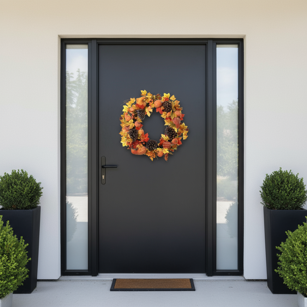 Autumn Pumpkin Wreath - 55cm Diameter