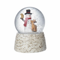 Snowman snow globe square