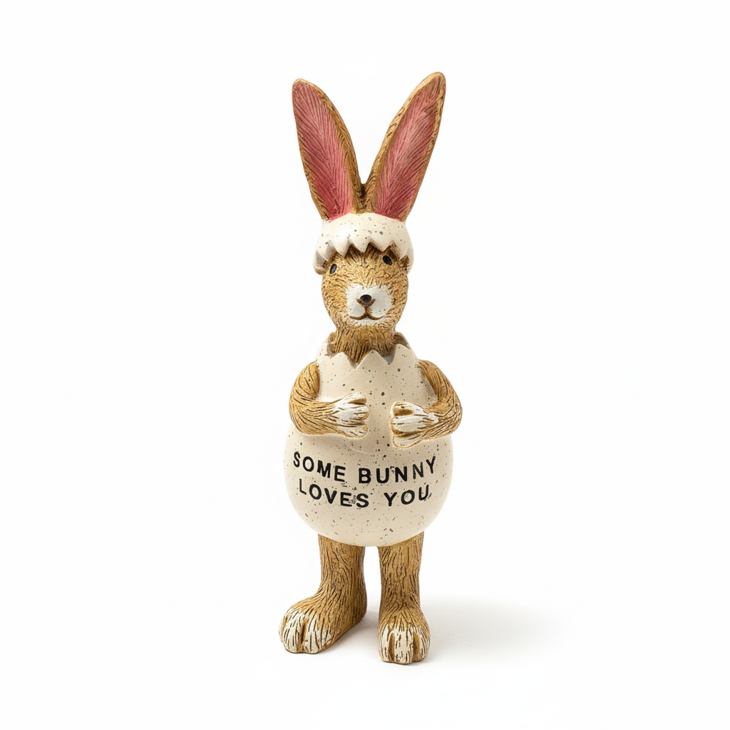 Some Bunny Loves You – White Background Square