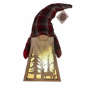 Tartan gonk with LED lights - clean background